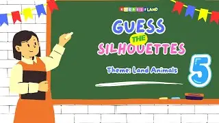 Guess the Silhouettes! Land Animals Quiz 🐾 [Part 5]