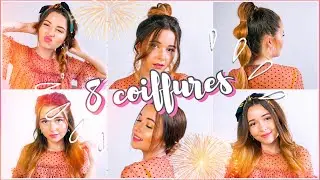 8 COIFFURES SIMPLES ET RAPIDES (-1min) POUR LA RENTRÉE 💇🏼‍♀️