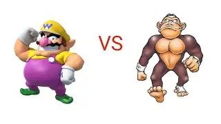 Mugen Wario vs Bluster Kong