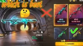 mp40 new incubeter - royal flash vs flashing spade mp40 - witch are best 🤔🤔 || garena free fire