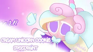 Cream Unicorn Cookie - Speedpaint 🦄🌈💗💙💛💜| Cookie Run Kingdom 🍪👑