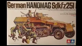 Крутая старая школа. Обзор/распаковка Tamiya 1/35 Hanomag Sdkfz251/1