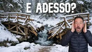 Questo sentiero invernale nasconde un imprevisto