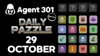 Agent 301 Airdrop Daily puzzle 29 October | Agent 301 Daily Combo Today
