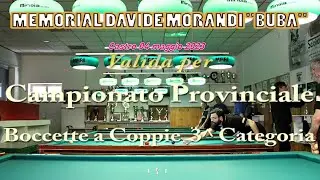Campionato Provinciale Boccette a Coppie  2023 -   3^ Categoria (Castro 04/05/23)