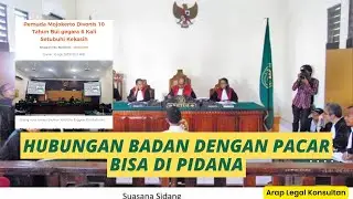 Berhububgan badang dengan pacar bisa di pidana?