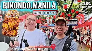 BEST Asian Street Food! Binondo Chinatown Manila - CNY 2026 [4K] Walking Tour 