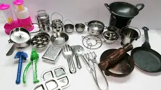 Unboxing Mini Kitchen Set | Realistic Miniature Cooking Toys Review