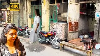 Walking in Real Heera Mandi Lahore Pakistan | The Legendary Red-Light District Inside Taxali Gate 4K