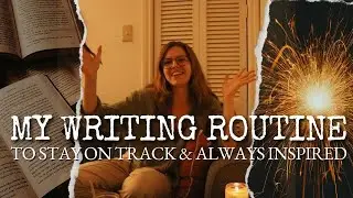 Cozy writing vlog ☕ My writing routine, navigating doubt, how to get inspired ✨