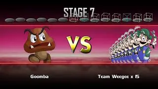 Smash Bros. Crusade 0.9.4a - Goomba Classic Very Hard No Deaths!