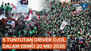 Driver Ojol Setop Layanan dan Gelar Demo 20 Mei, Apa Saja Tuntutannya?
