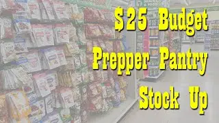 $25 Budget Prepper Pantry Haul from Dollar Tree ~ Stock Up