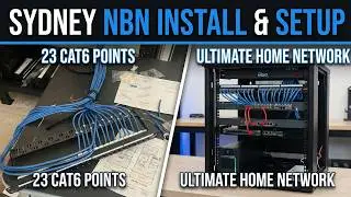 Ultimate Home Network Setup: 23 Cat6 Data Points + NBN Install (Sydney)