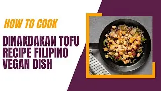 Dinakdakan Tofu Recipe | Filipino Vegan Dish | Easy Air Fryer Crispy Tofu with Creamy Sauce