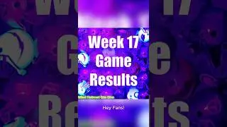 NFL Week 17 Game Results #nfl #nflscores #nflgames #nflrecap #nflnews #nflhighlights #nflplayoffs