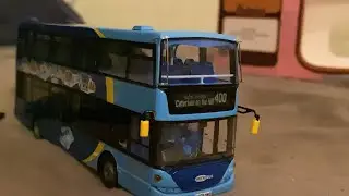 Model bus review on Ik bus 9503 6895 metrobus scania omnicity 25/12/25 video taken 