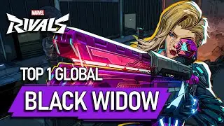 TOP #1 GLOBAL BLACK WIDOW ! dive mee - MARVEL RIVALS PRO