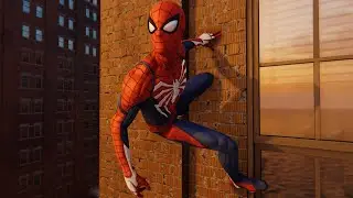 Spider-Man PS4 - Advanced Suit Free Roam Gameplay