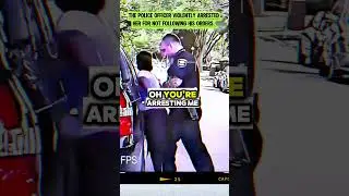 The Police Officer Violently Arrested Her for Not Following His Orders