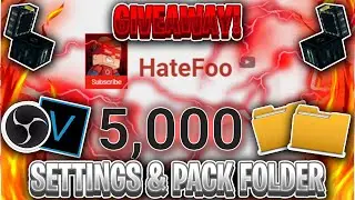 5,000 SUBS SPECIAL! PACK FOLDER RELEASE + RECORDING & RENDER SETTINGS + GIVEAWAY