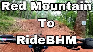 Combining 2 trail systems in 1 ride in Birmingham Alabama | Red Mountain to RideBHM
