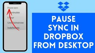 How to Pause Sync on Dropbox From Desktop (2024) | Dropbox Tutorial