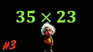 35 &times; 23 = ? | Can You Solve This Fast? 🔥 Mental Math Challenge #3