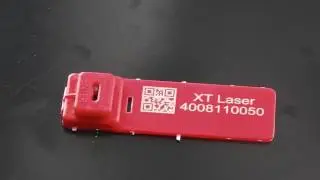 White Color Laser Marking for Plastic Seals, Ultra Violet Laser Marking Machine