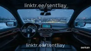 BMW Interior ASMR ❄️ Snowy Winter Drive | Cold Weather, Quiet Road, Relaxing POV Driving