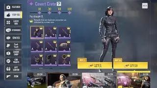 Codm Finally Buying Covert Crate With Gold Coupons Via For You | Vivian Harris B.A.T Agent | S7 Codm