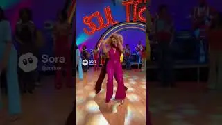 Wendy Whoppers and BBC Brown dancing on Soul Train