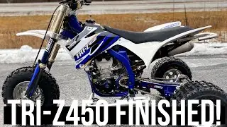 YAMAHA TRI-Z450 Three Wheeler FINISHED! YZ450F BVC Trikes