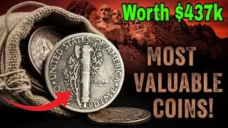 10 самых ценных монет Mercury Dime 💎 Скрытые сокровища в обращении! Секреты редких монет США