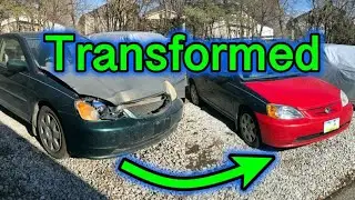 Repairing Civic Frontend Damage