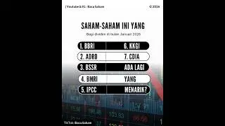 #BACASAHAM #SAHAM #DIVIDEN