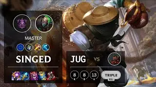 Singed Jungle vs Graves - EUW Master Patch 11.15