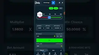 Stake Dice Predictor Strategy 10$ to 470$ #StakeDice #dicestrategy #mines