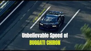 A WORLD RECORD_BUGATTI Chiron 0-400-0 km h in 42 seconds  😱😱