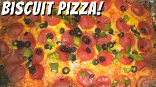 How to make Pizza with Canned Biscuits!