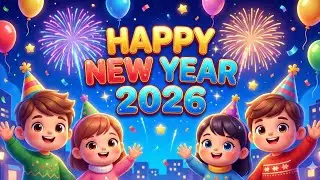 Happy New Year 2026 🎉 | New Year Song for Kids | Fun 3D Cartoon Nursery Rhyme #2026 #happynewyear 