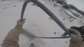 Shoveling two feet of snow off my roof and trying not to break my ass