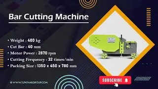 T.L. Pathak Group's Bar Cutting Machine: Where Strength Meets Precision
