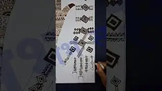 Practicing Henna on Hand | Simple Mehndi for Beginners #shorts  #mandalaart #mandaladrawing