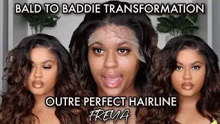 NEW! Outre Perfect Hairline Synthetic Hair HD Lace Wig - FREYA (13x6 lace frontal)