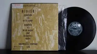 Jean Rivier, Georges Tzipine &lrm;&ndash; Symphonie n&deg;5  n&deg;3 1958 Path&eacute; &lrm;&ndash; 33 DTX 286