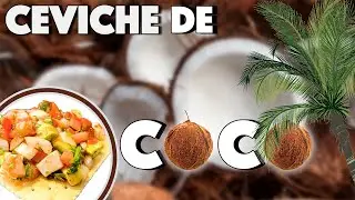 Ceviche de coco 🌴🥥 Una opción saludable y deliciosa en pocos minutos ⏱