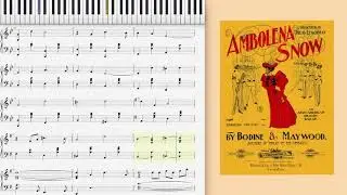 Ambolena Snow by Geo Maywood (1896, March piano)