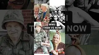 Faces of WWII Then vs Now #ww2 #history