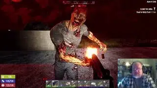 7 Days to Die | Blood Moon Zombie Horde | Fire Station (Alpha 19)